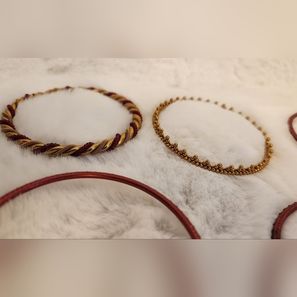 Set of 5 metal bracelet - Picture 3 of 4